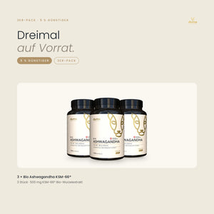 3x Bio Ashwagandha KSM-66
