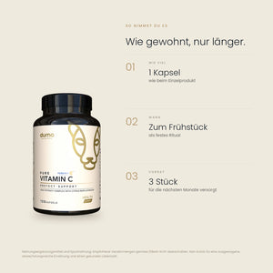 3x Pure Vitamin C mit Pure-Way-C