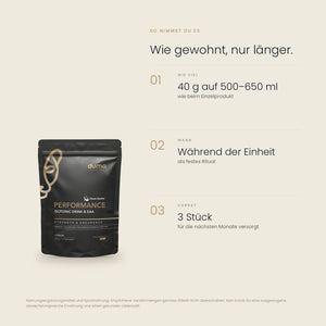 3x Performance isotonisches Sportgetränk + EAA's 400g