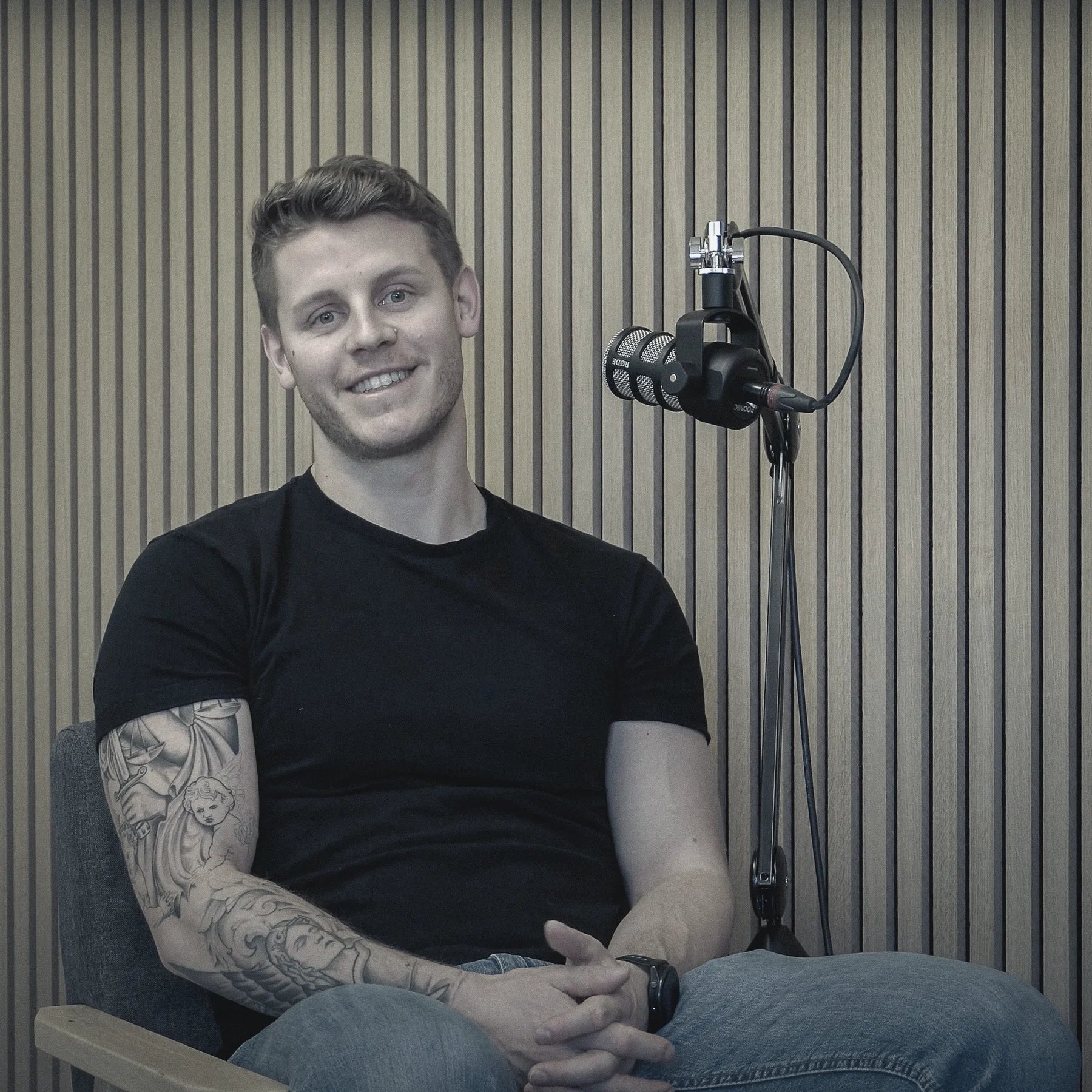 Podcast-Aufnahme