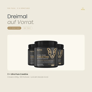 3x Ultra Pure Creatine Monohydrate