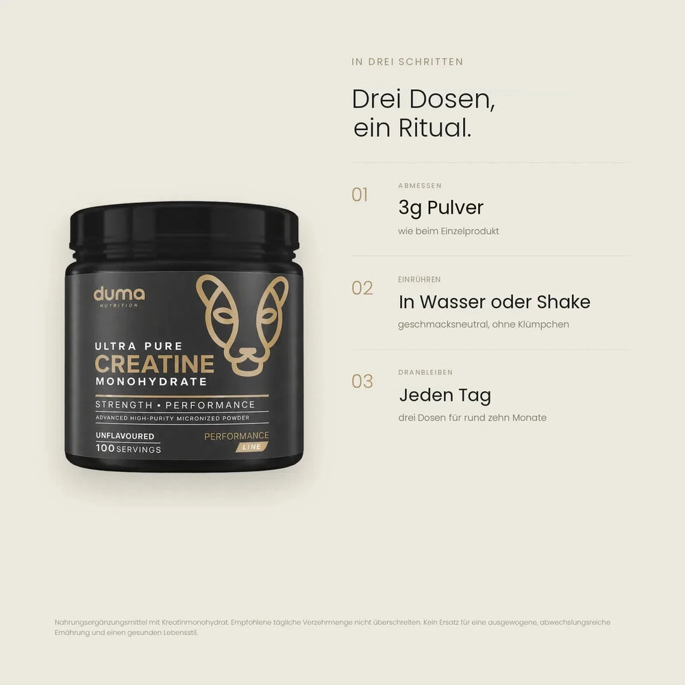 3x Ultra Pure Creatine Monohydrate