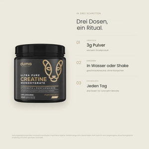 3x Ultra Pure Creatine Monohydrate