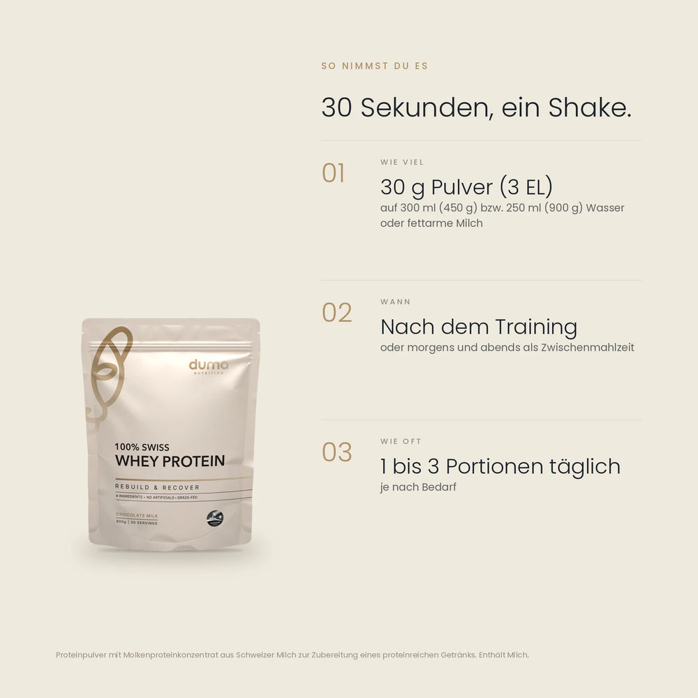 100% Swiss Whey Protein